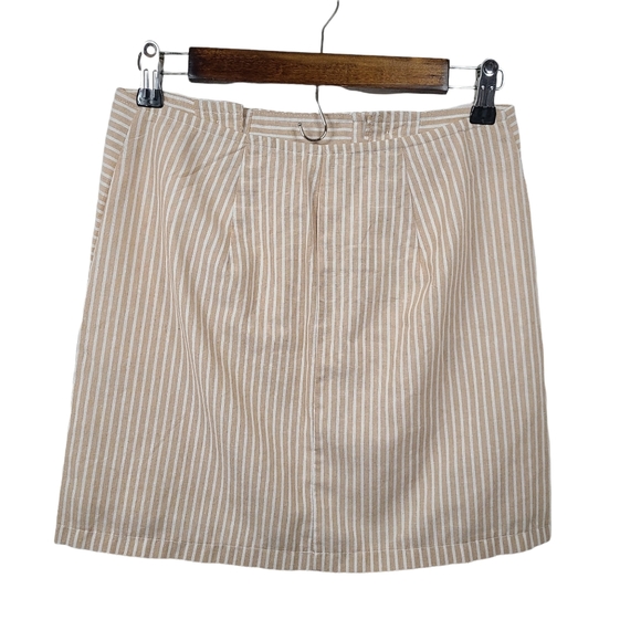 Altar'd State Striped Mini Skirt Small - Picture 2 of 5